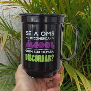 Caneca COLORS Alumínio 600ml