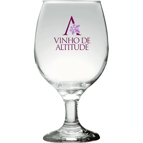 Taça de vidro de vinho personalizada Gallant